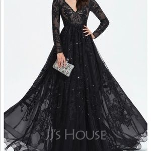 JJ’s House Black wedding dress.